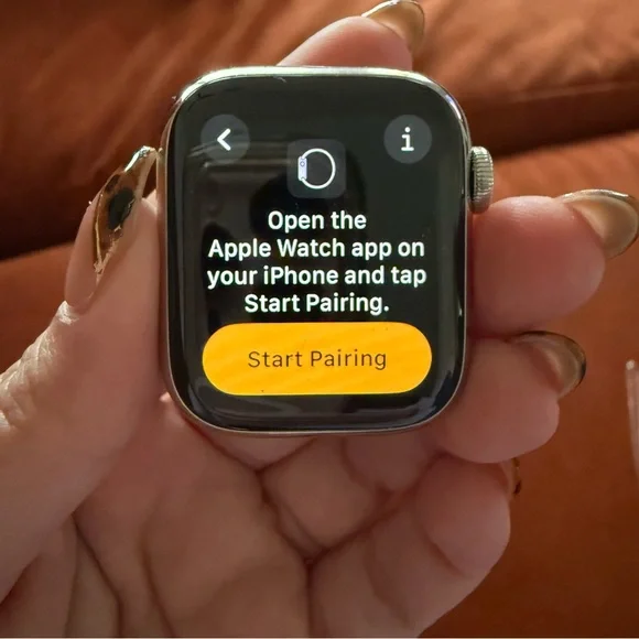 Apple Watch Series 7 41mm Sil Stainless Star - Picture 9 of 10